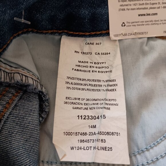 Lee Denim Mid Rise Shorts Women’s Size 14 NWT - Picture 6 of 12